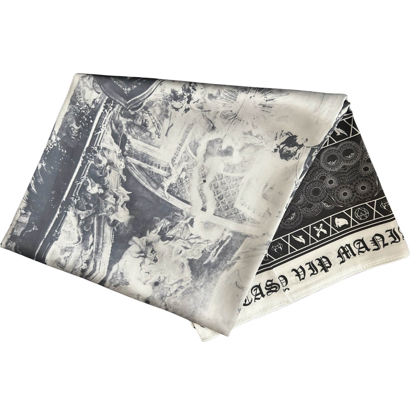 "Frozen Paisley" - Oversized Headscarf
