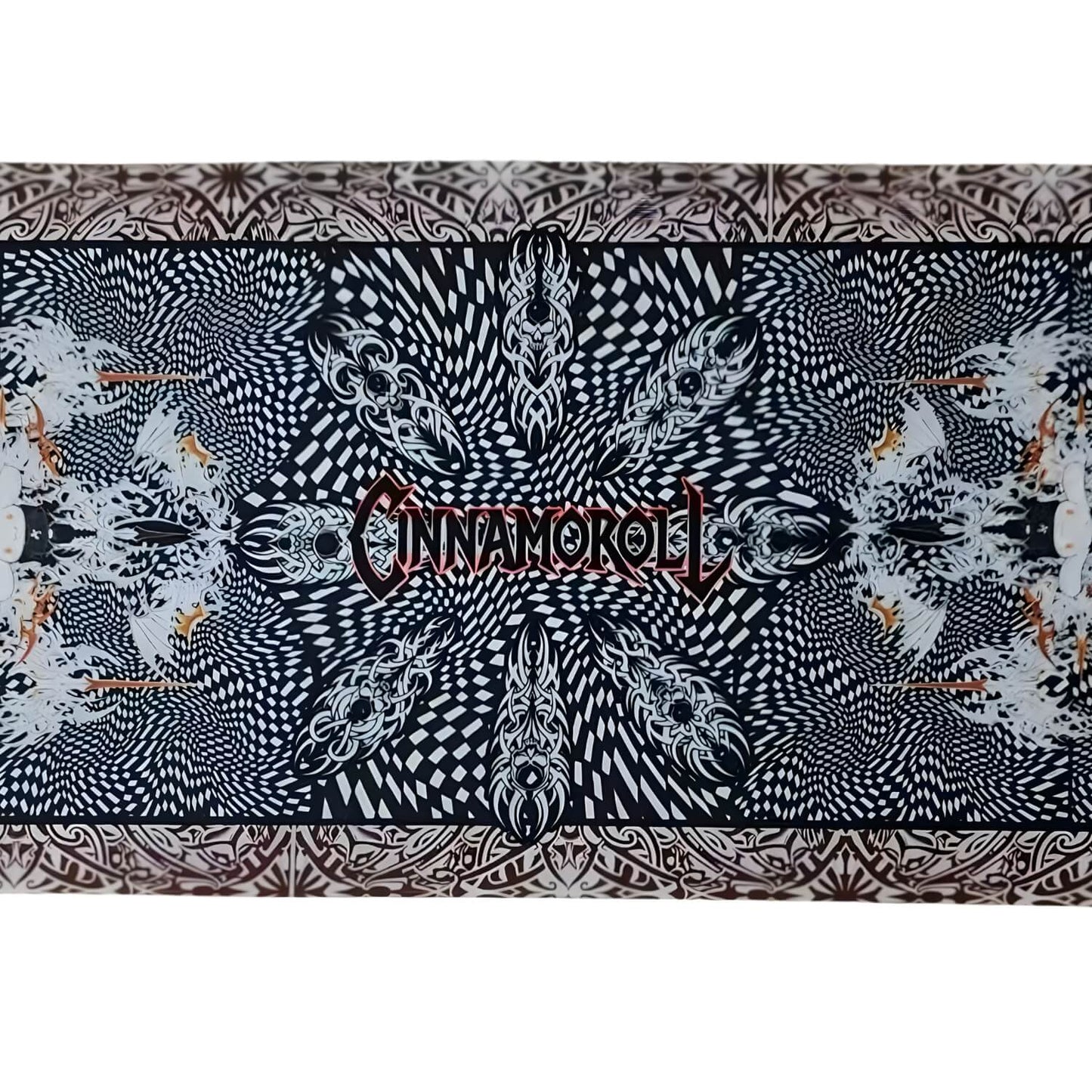 "Cinnamoroll's Revenge" - REVERSIBLE PASHMINA (Crimson/Black)