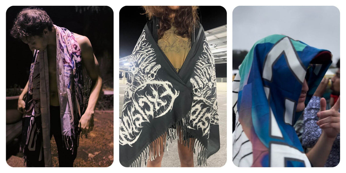 WTF - Custom Rave Pashmina – Pashmaniac