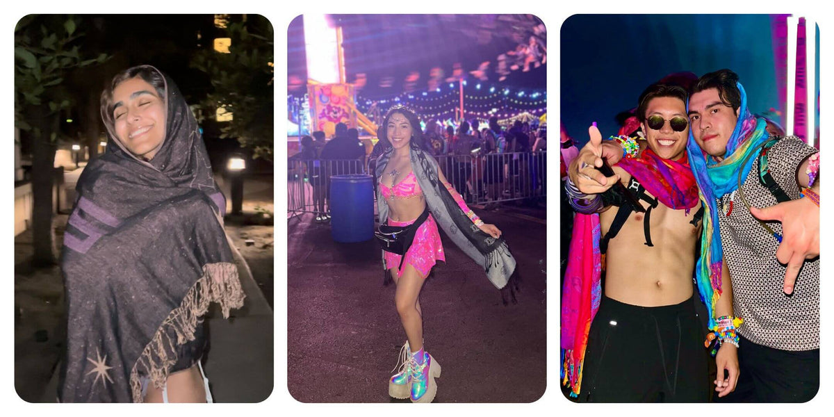 Men Raving WTF - Custom Rave Pashmina – Pashmaniac