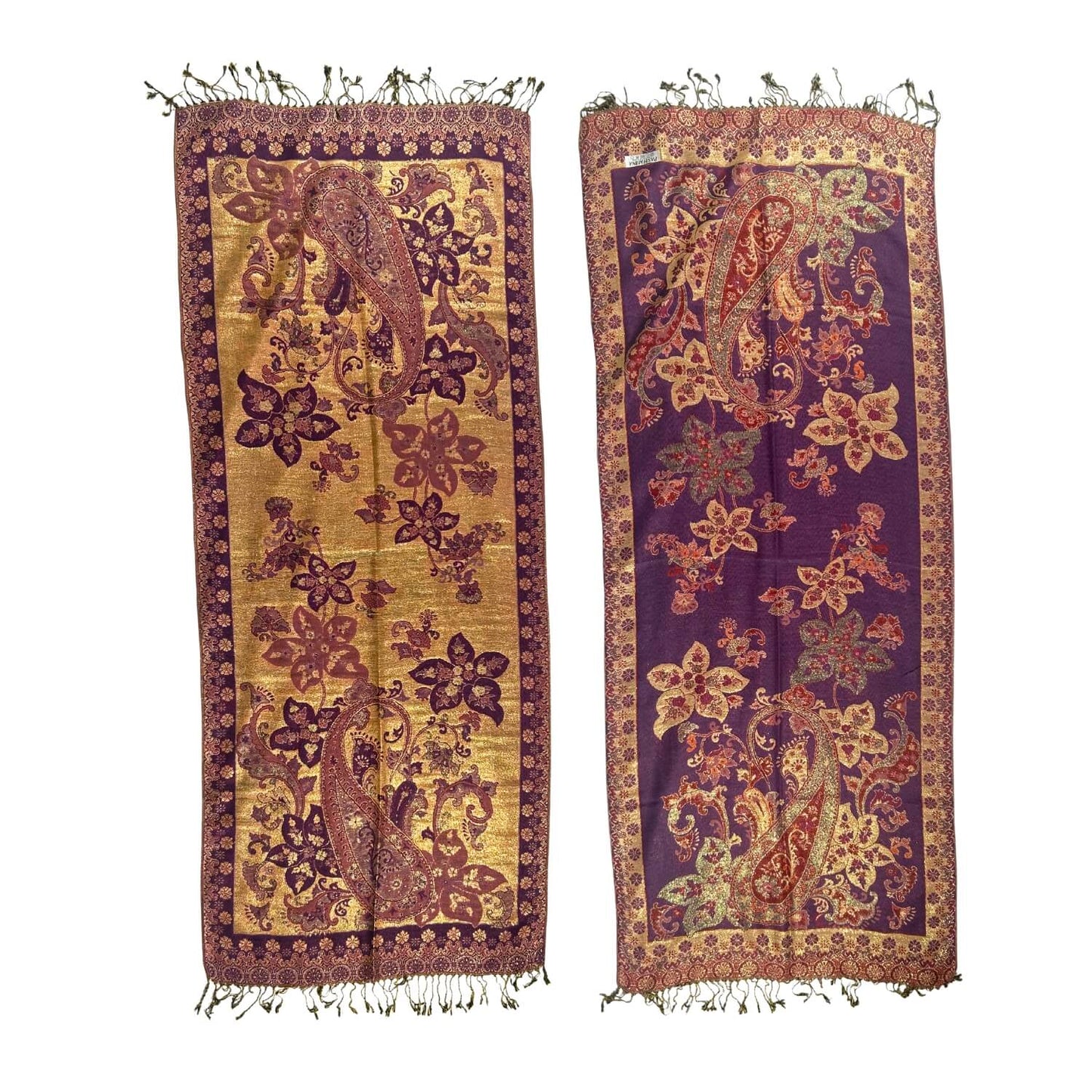 "Royal Paisley" - Reversible Pashmina