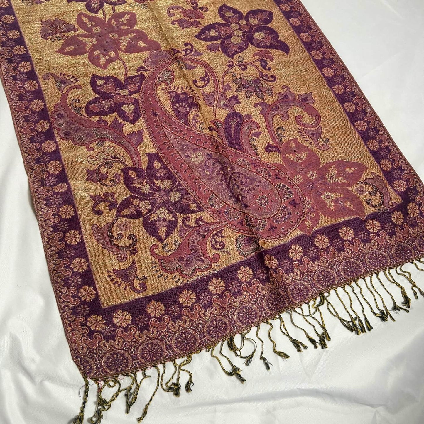 "Royal Paisley" - Reversible Pashmina