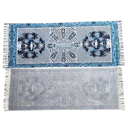 "Cinnamoroll's Revenge" - REVERSIBLE PASHMINA (White/Blue)