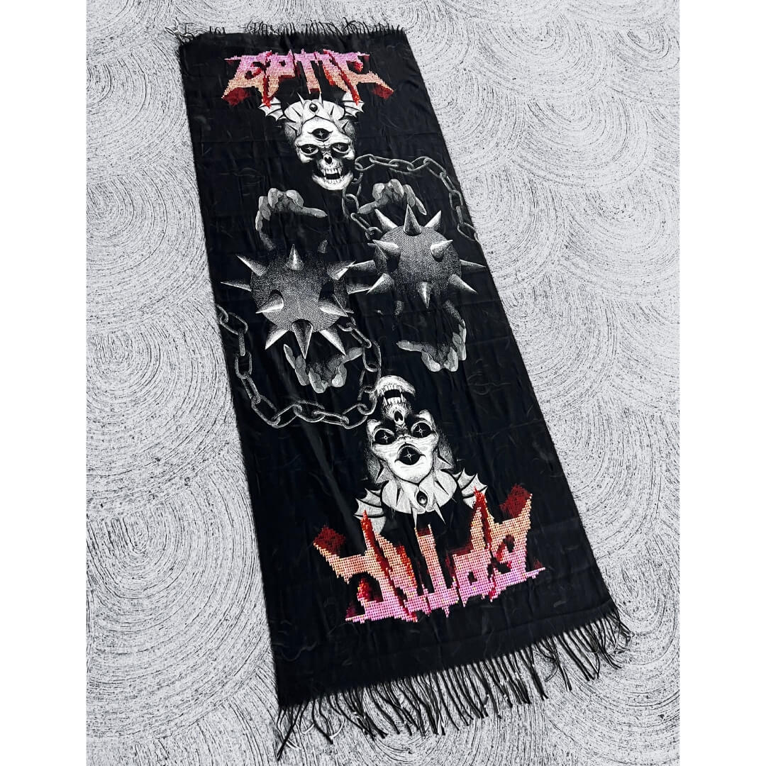 CHAINMAIL - Custom Rave Pashmina – Pashmaniac
